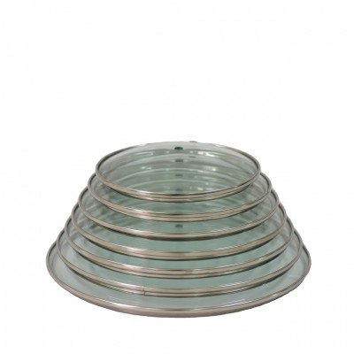 G type tempered glass lid for cooking pan